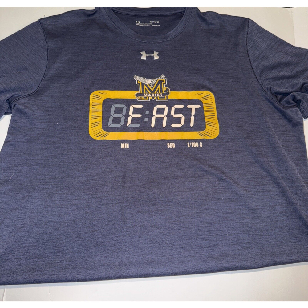 Under Armor Marist Short Sleeve Shirt XL Under Armor Heat Gear BEAST
